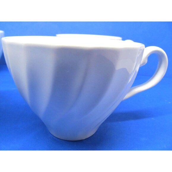 Johnson Brothers Regency Vintage White Cups Only No Saucers Set Of 5 - Picture 7 of 7